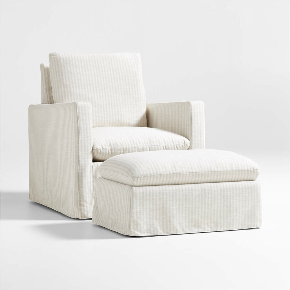 Snow Boucle Nursery Rocking Chair - Görsel 5