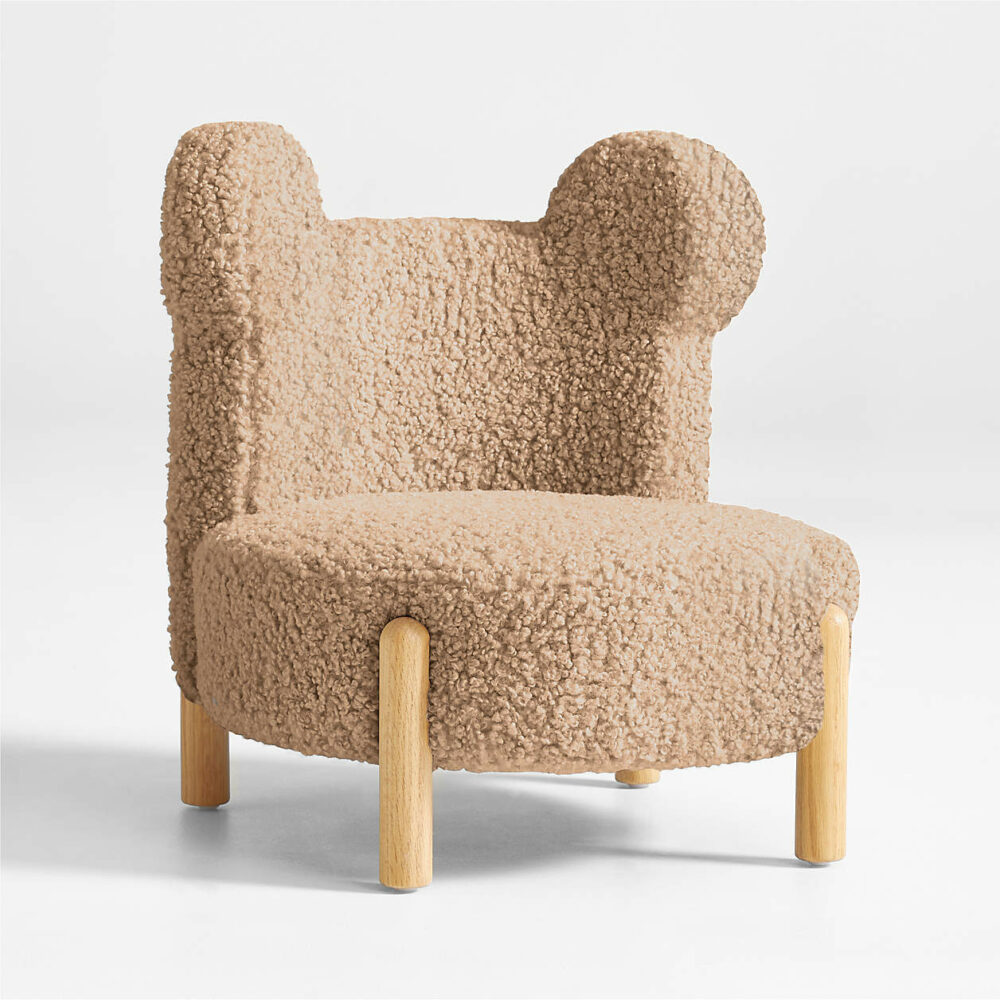 Dot Kids Light Brown Play Stool - Görsel 6