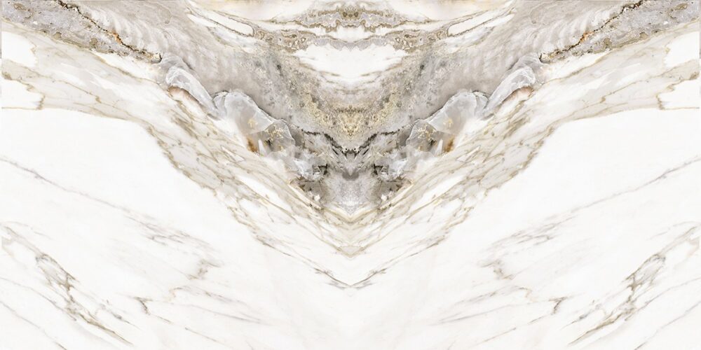 carrelage intérieur blanc effet marbre brillant Kristal 60x120